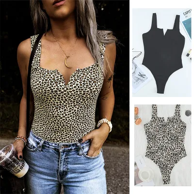 Leisure Skinny Fit Sleeveless Bodysuit