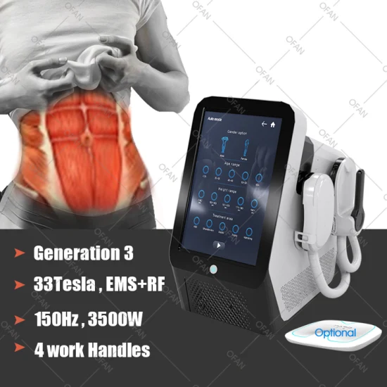 Ofan 33 Tesla Slim Stimulate Muscle Sculptor Bodi Slimming Weight Loss EMT RF EMS Machine with RF