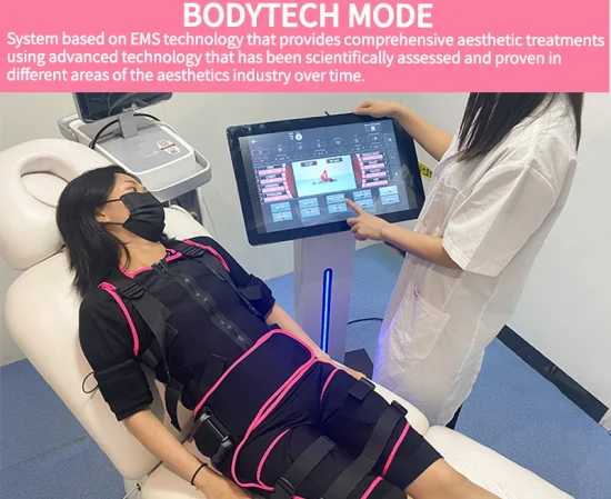 Bodytech Beauty Salon Device Consumption Calorie EMS Session Vest Improves Cellulite Sculpting Body Wonder EMS Beauty Slimming Suit